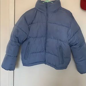 Blue Puffer Coat